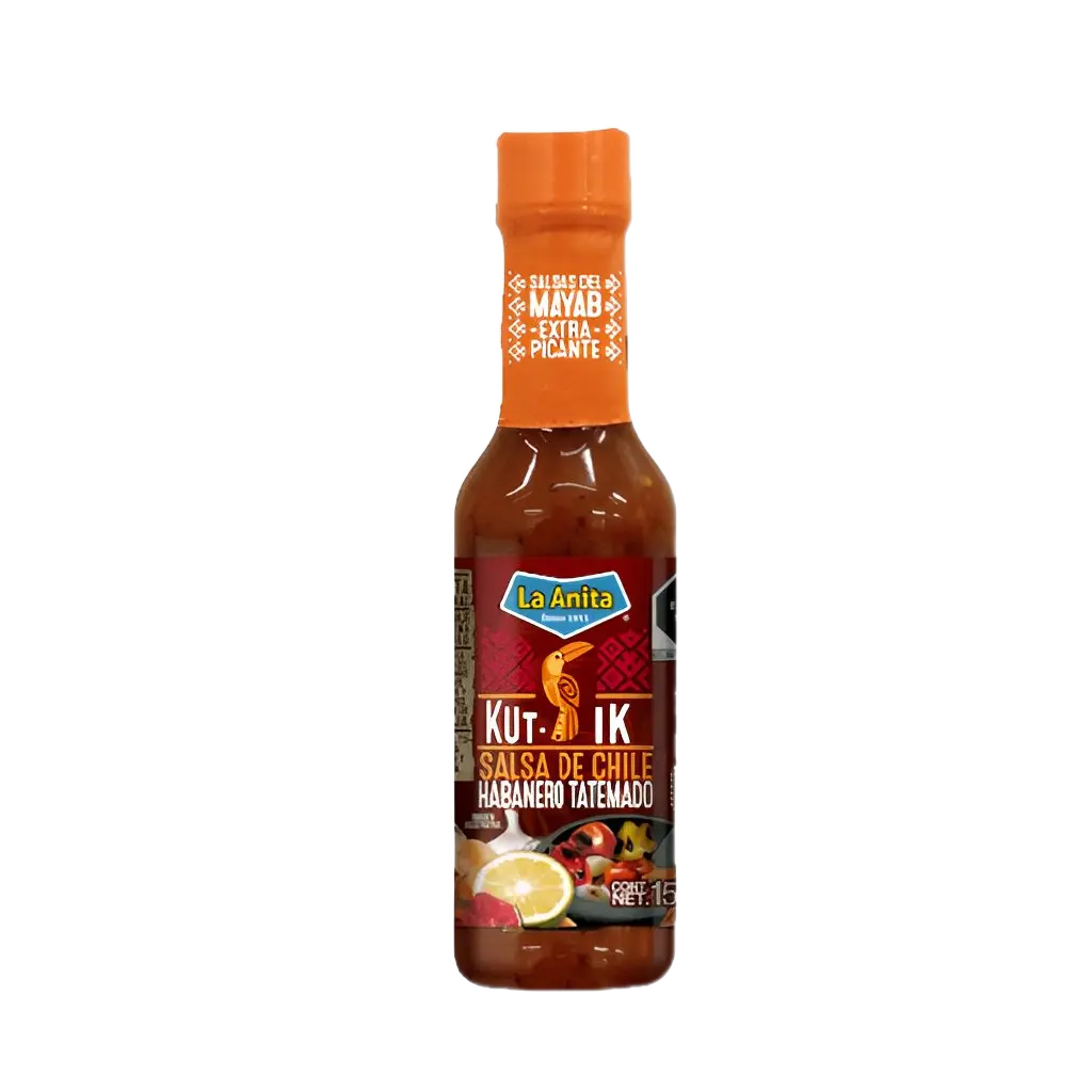 ANITA SALSA KUT IK CON CHILE HABANERO 120ML X 12