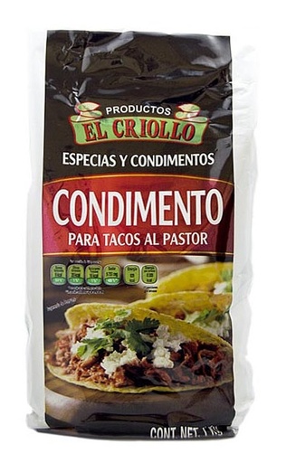 CONDIMENTO PASTOR CRIOLLO 1KILO