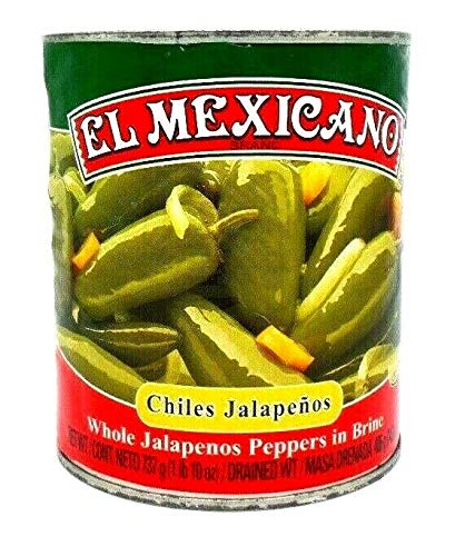 EL MEXICANO JALAPEÑOS RODAJAS 2.800K X 6