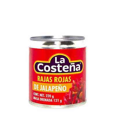 LA COSTEÑA SALSA ROJA DE JALAPEÑOS 220g Cx24