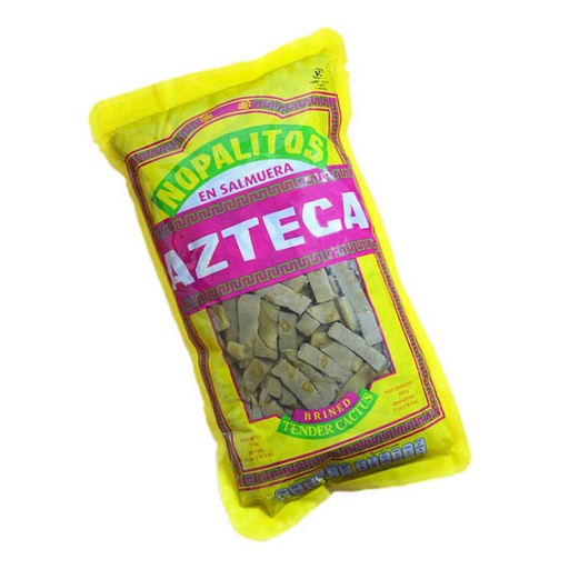 NOPALITOS EN SALMUERA TIRAS 1K X12 AZTECA