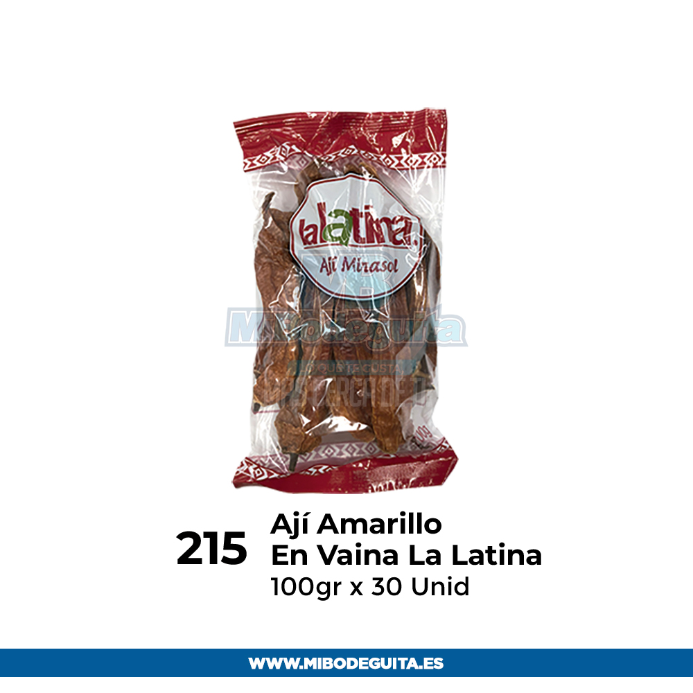 Aji Amarillo En Vaina La Latina