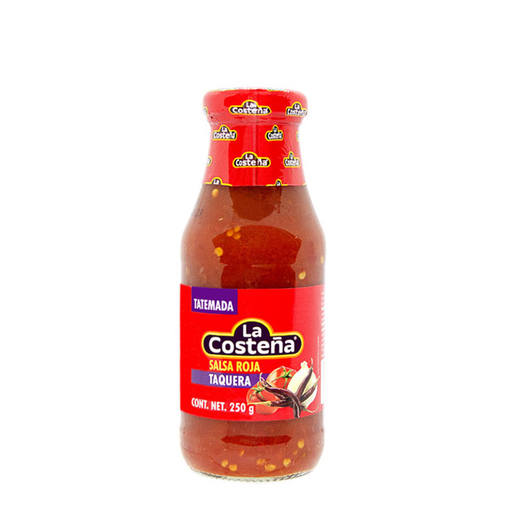 SALSA TAQUERA ROJA LA COSTEÑA CRISTAL 250ml