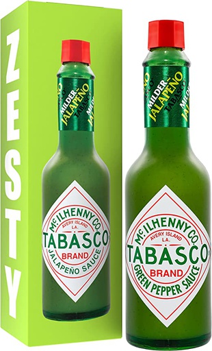 TABASCO CHILE VERDE JALAPEÑO 60ML X 12