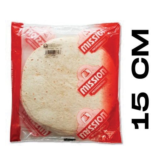 TORTILLA TRIGO MISSION 15cm Cx16