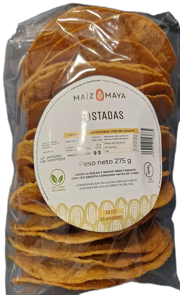 TOSTADA MAIZ MAYA 275g Cx12