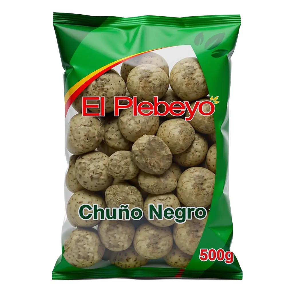 CHUÑO NEGRO PLEBEYO 500g Cx24