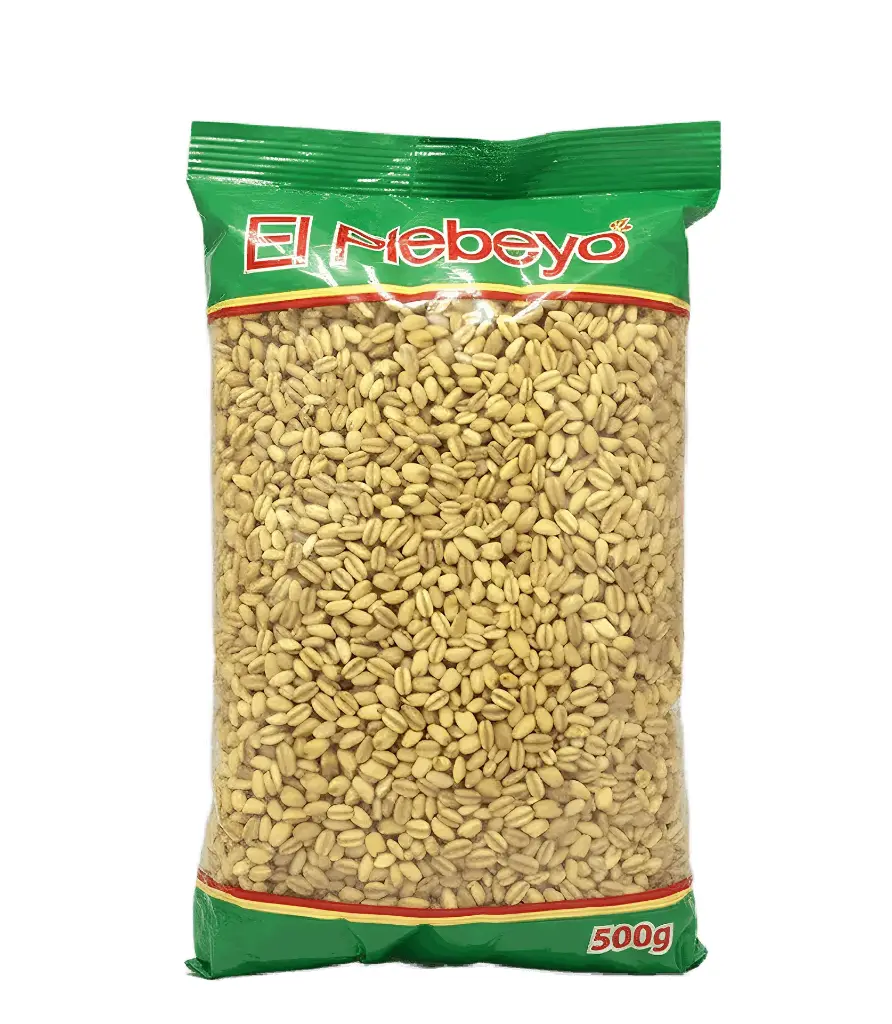 TRIGO PELADO PLEBEYO 500g Cx30