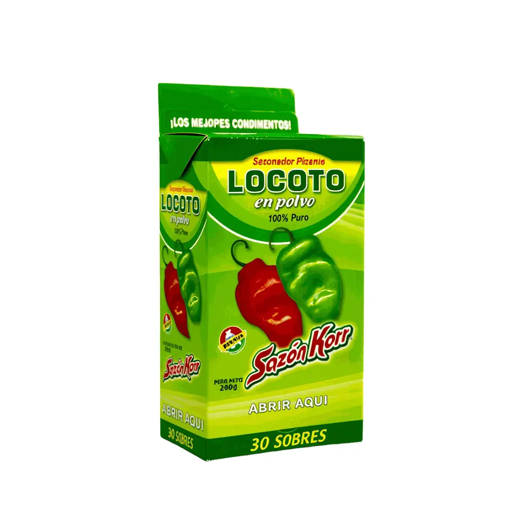 LOCOTO EN POLVO SAZON KORR 10 G X 30