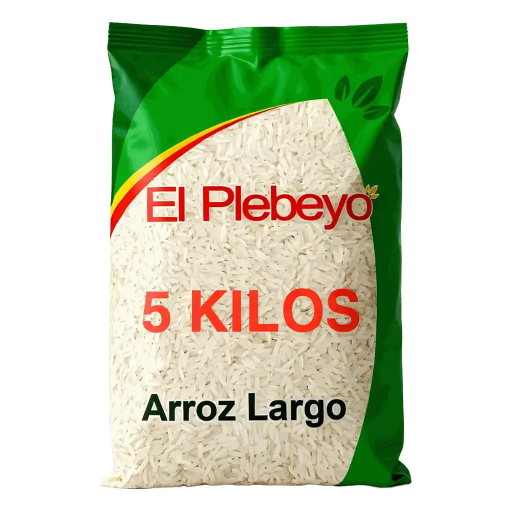 ARROZ LARGO PLEBEYO x5Kg. PQTx4