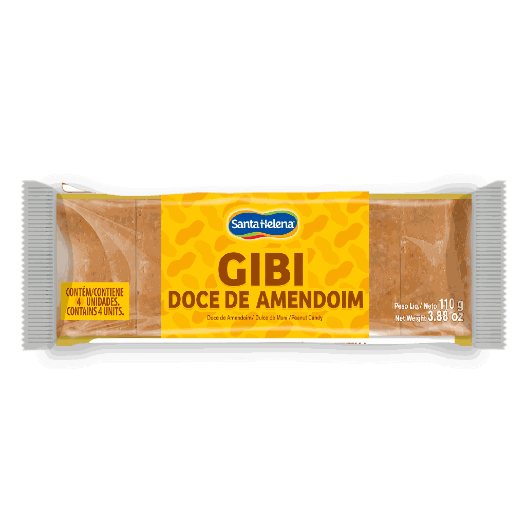 GIBI DOCE AMENDOIM STA. HELENA 110g x 24Und