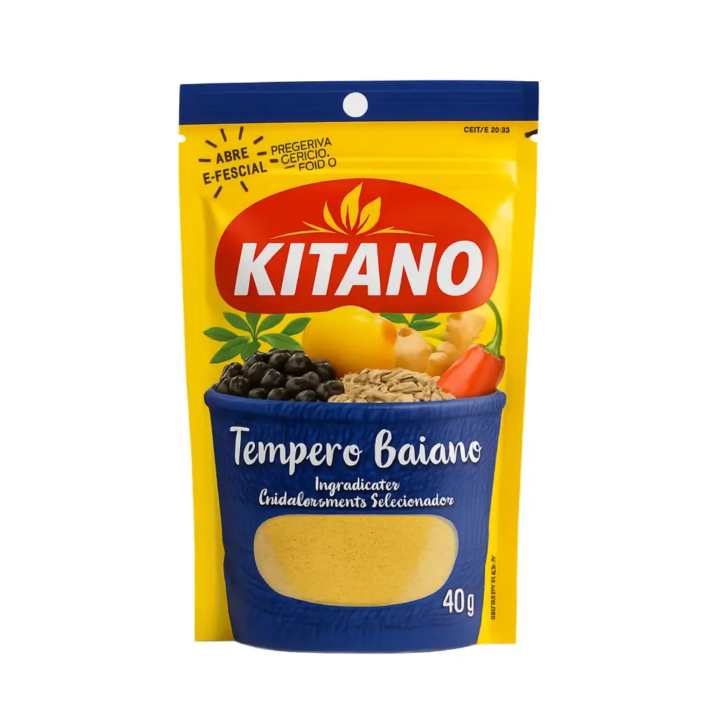KITANO SAZONADOR TEMPERO BAIANO 40G X 24UNID
