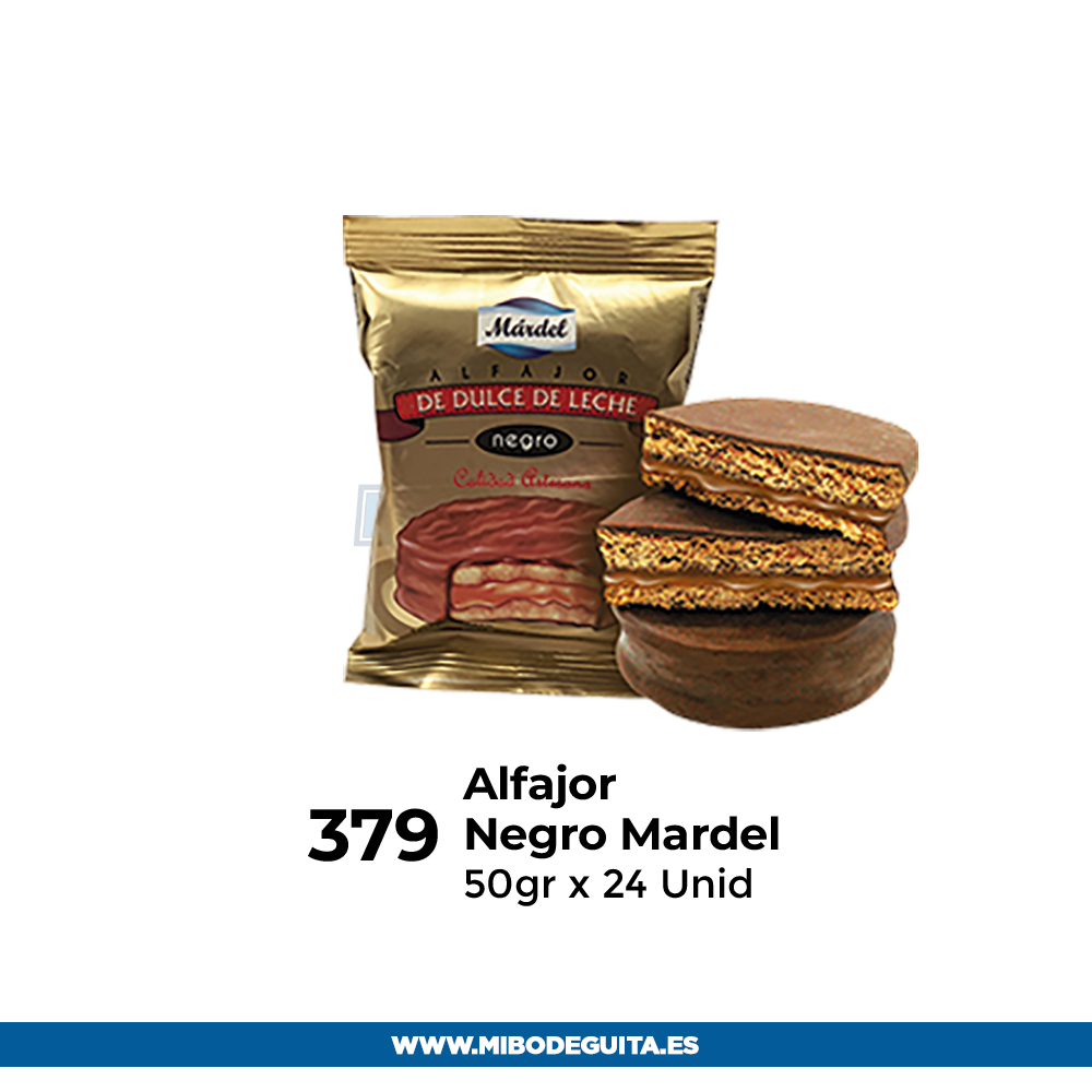 Alfajor negro Mardel