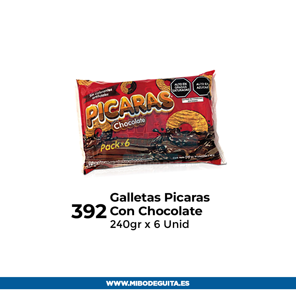 Galletas Picaras con chocolate