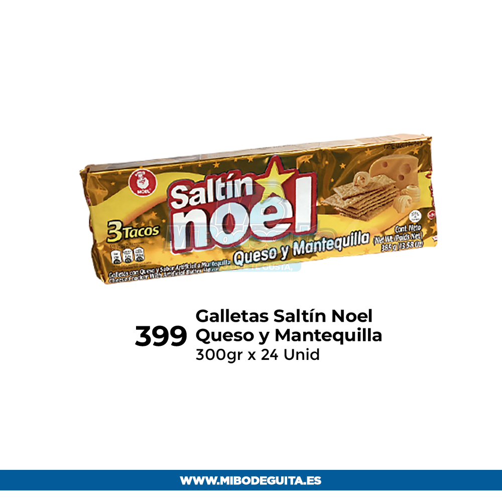 Galletas Saltin Noel queso y mantequilla