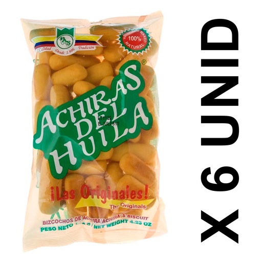 ACHIRAS DEL HUILA 50g MEDIANA. x 6Und