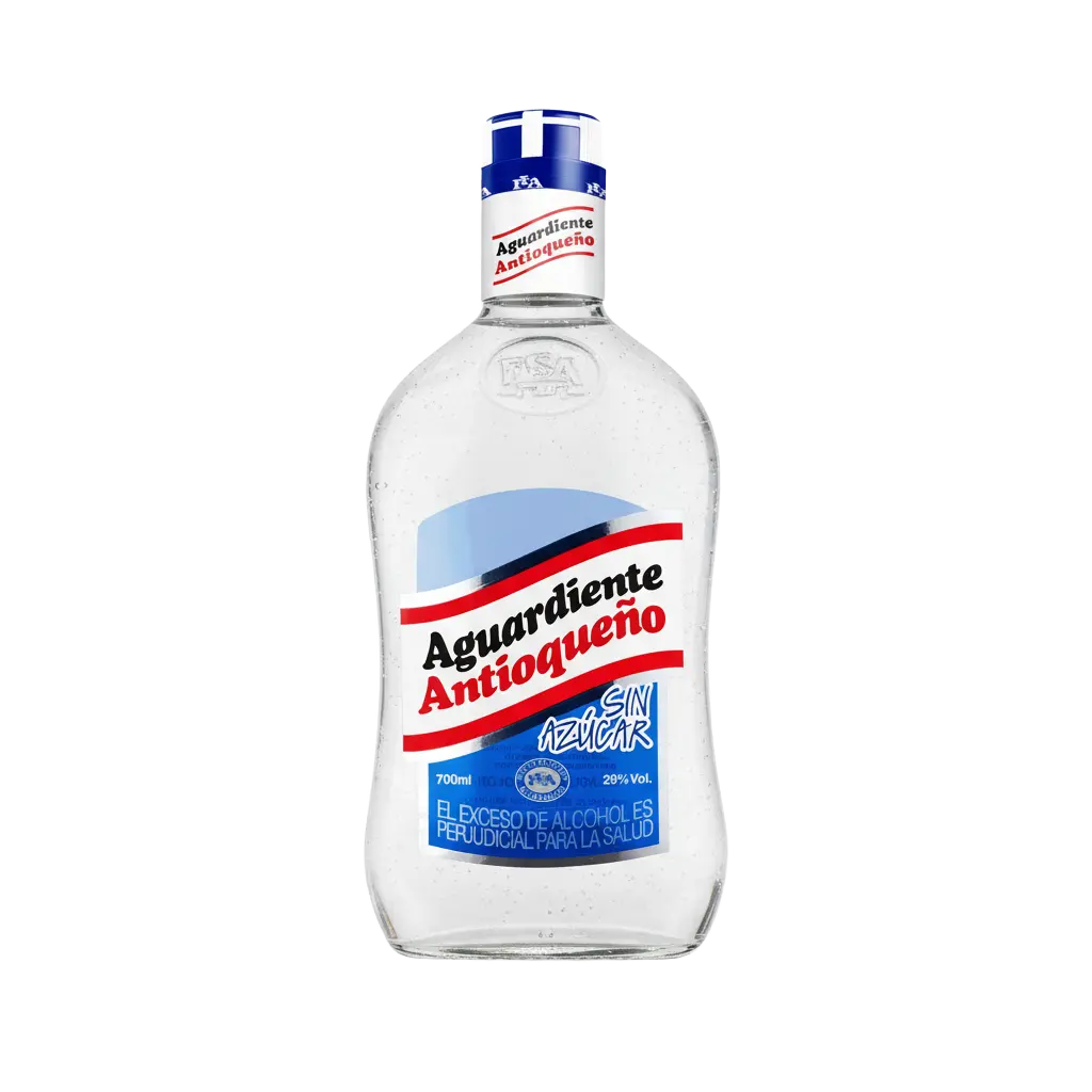 AGUARDIENTE ANTIOQUEÑO AZUL S/A.700ml 29% Cx12