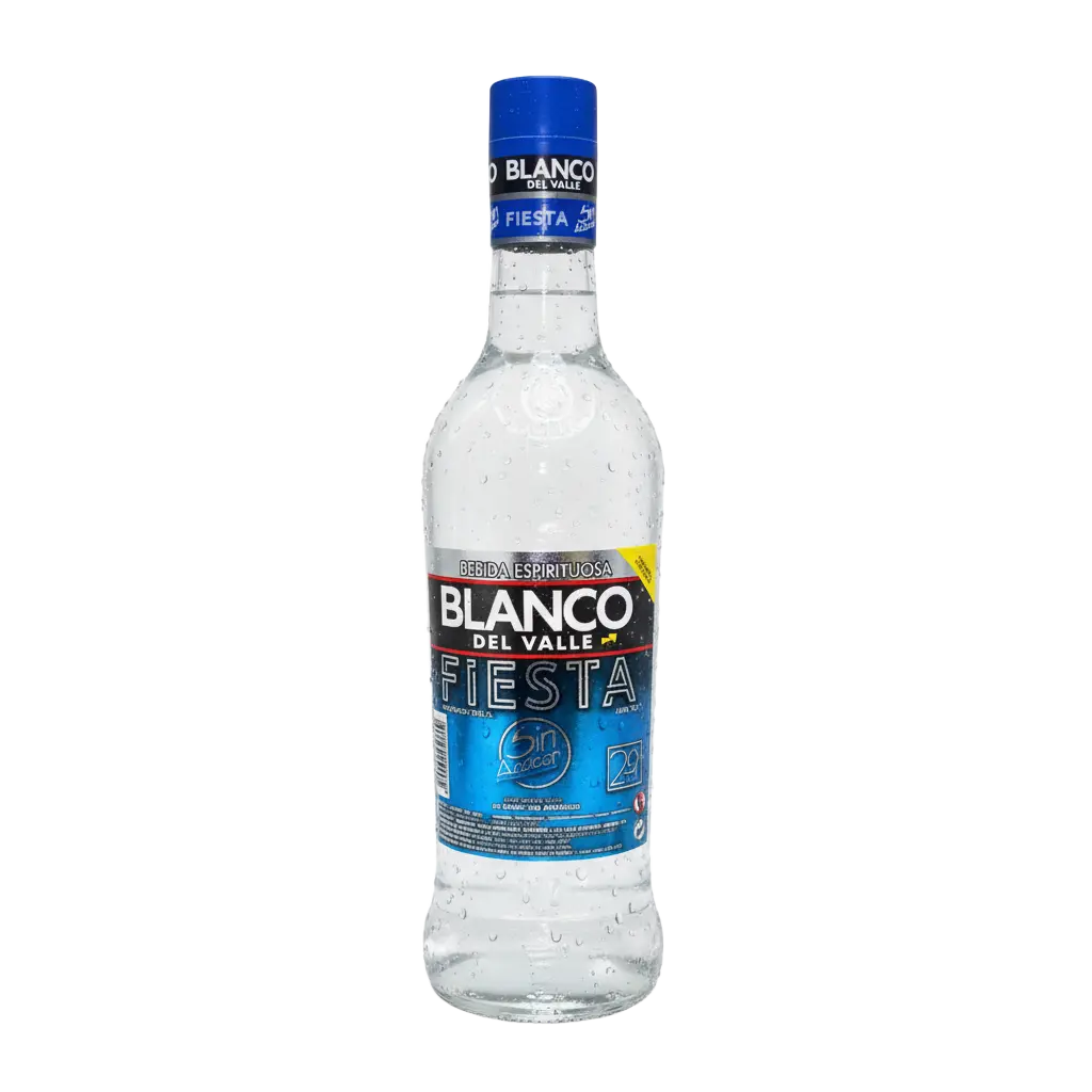AGUARDIENTE FIESTA BLANCO SIN AZUCAR 700ml Cx12