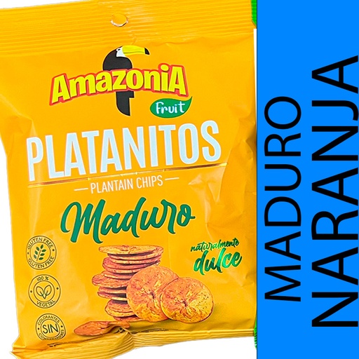 AMAZONIA PLATANITOS MADURO  75g X 15 UNI
