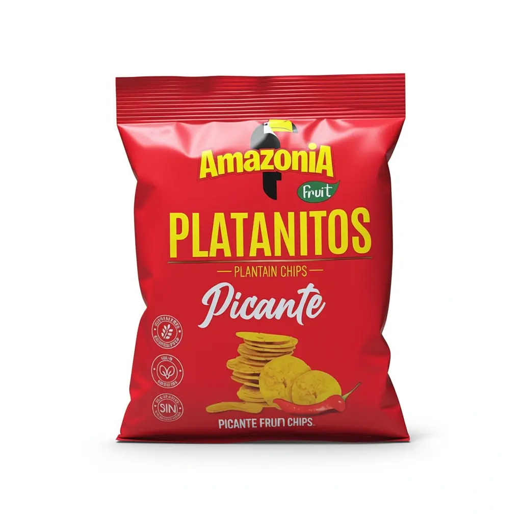 AMAZONIA PLATANITOS PICANTE 75g X 15 UNI