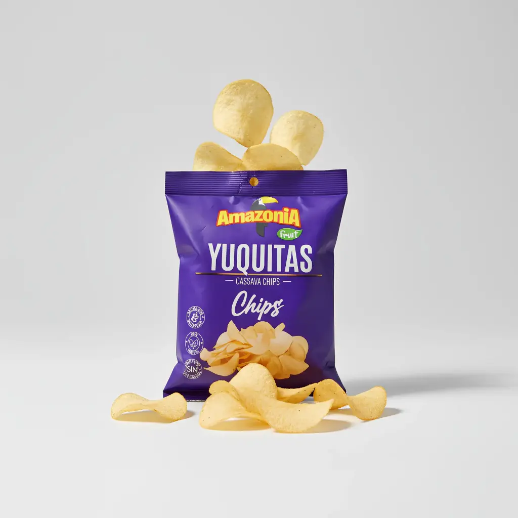AMAZONIA YUQUITA CASSAVA CHIPS 75g X 15 UNI
