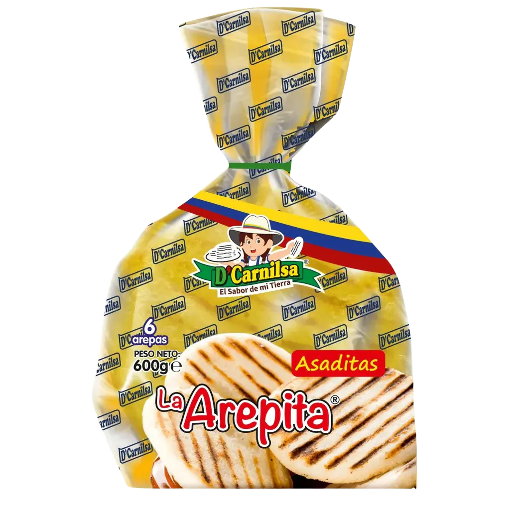 AREPA CARNILSA AMARILLA x6und. Cx20