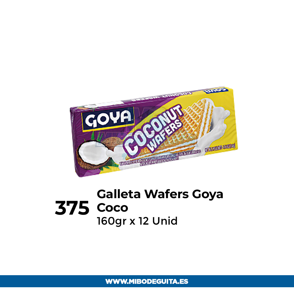 Galletas Wafer Goya coco