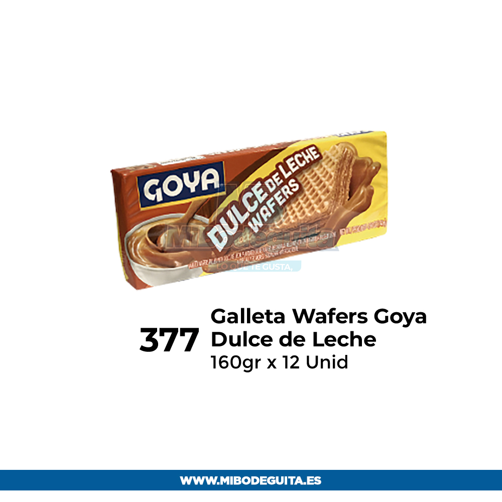 Galletas Wafer Goya Dulce de leche