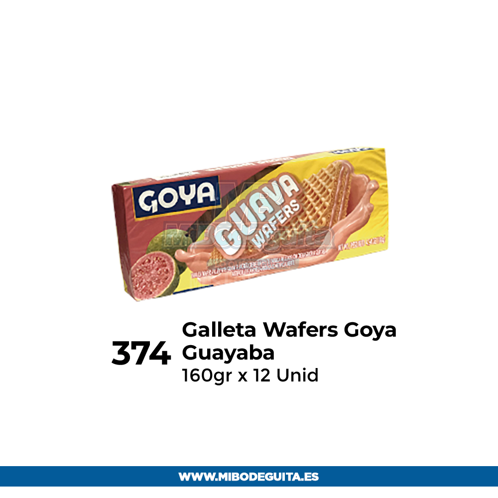 Galletas Wafer Goya Guayaba
