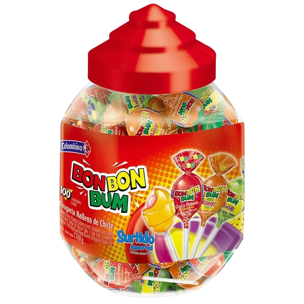 BOMBOMBUM TARRO SURTIDO x 100 Und Cx6