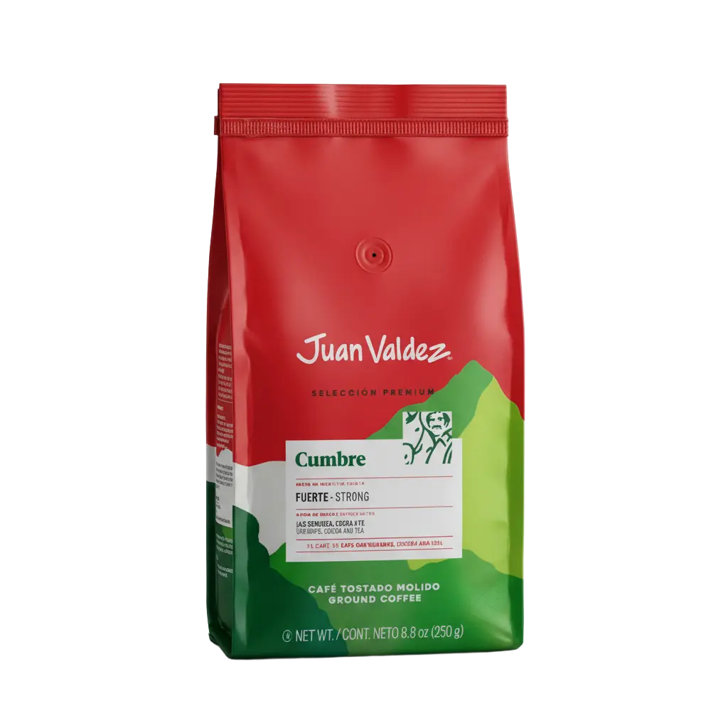 CAFE CUMBRE JUAN VALDEZ FUERTE250g X 12U