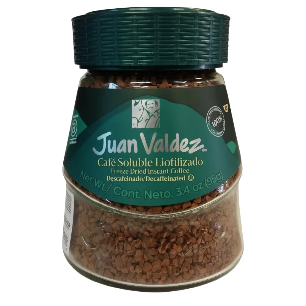 CAFE DESCAFEINADO JUAN VALDEZ 95g X12