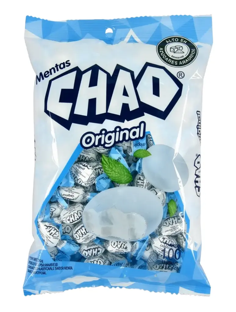 CARAMELOS MENTA CHAO 100 UNI X 24