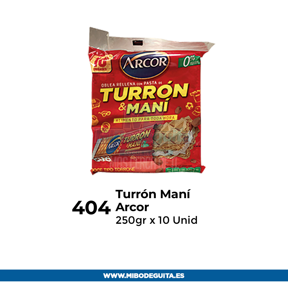 Turron Mani Arcor (Barquillo)