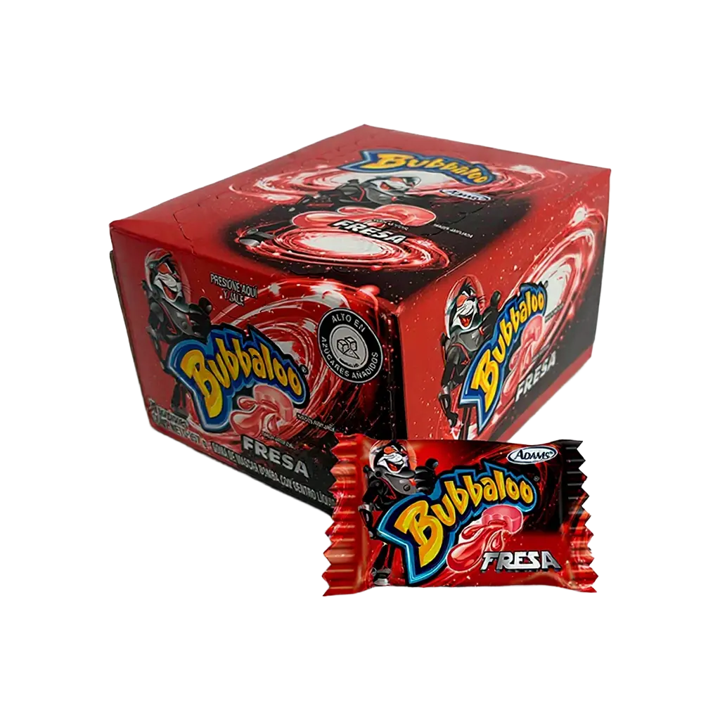 CHICLE BUBALOO FRESA 47Und Cx32