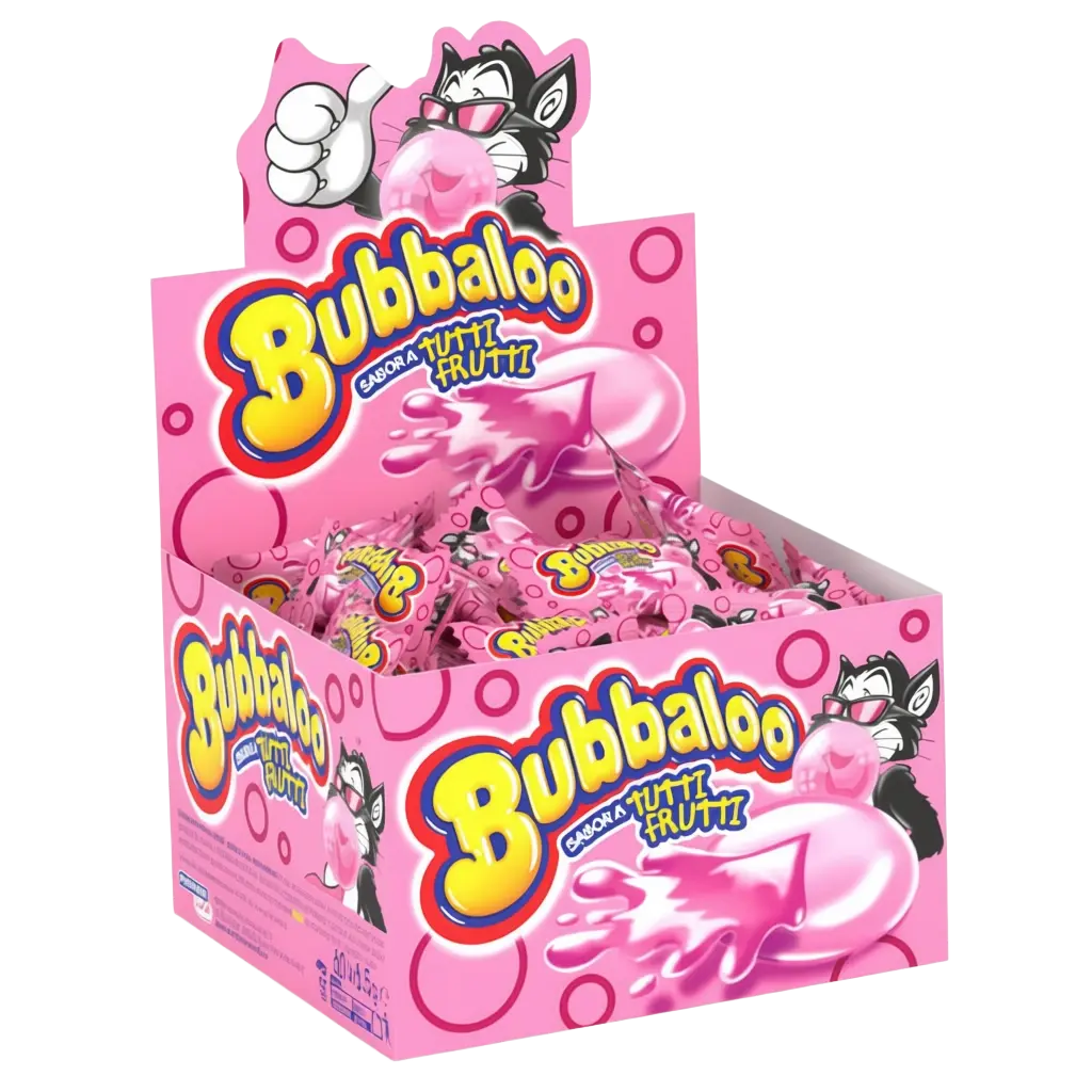 CHICLE BUBALOO TUTTI FRUTI X 60 UNI