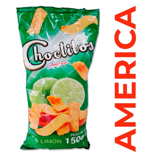 CHOCLITOS LIMON AMERICA 150g Cx21