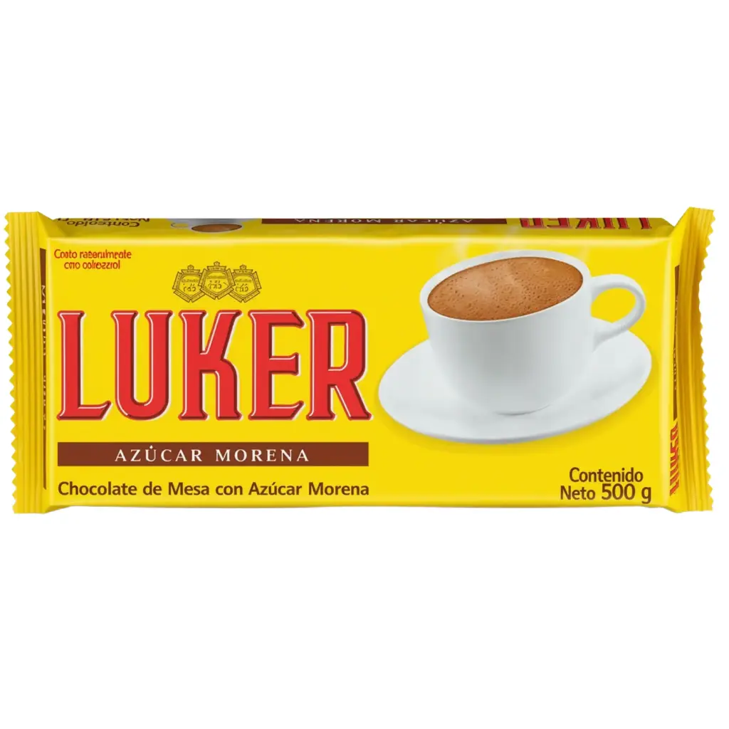 CHOCOLATE 400g LUKER AZUCAR MORENA