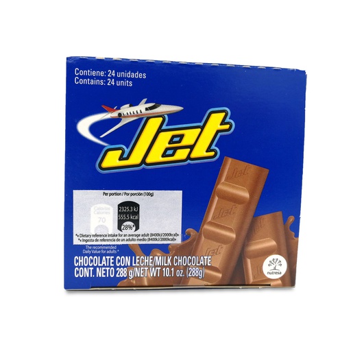 CHOCOLATINA JET PEQUEÑA 24 UNI X 11g CAJA