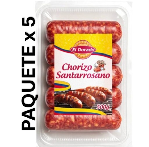 CHORIZO DORADO SANTA ROSANO X5 500g