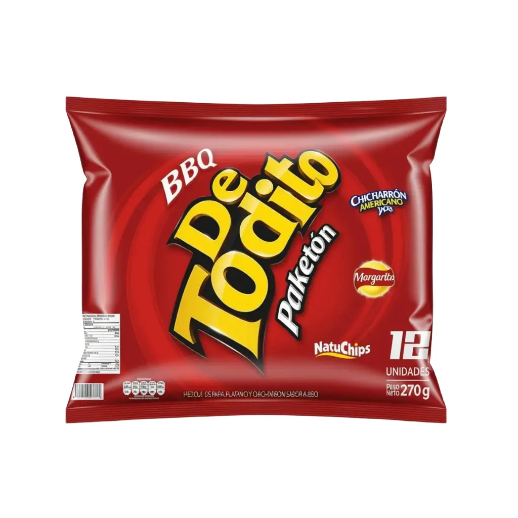 DE TODITO BBQ 45g DISPLEY x 12Und