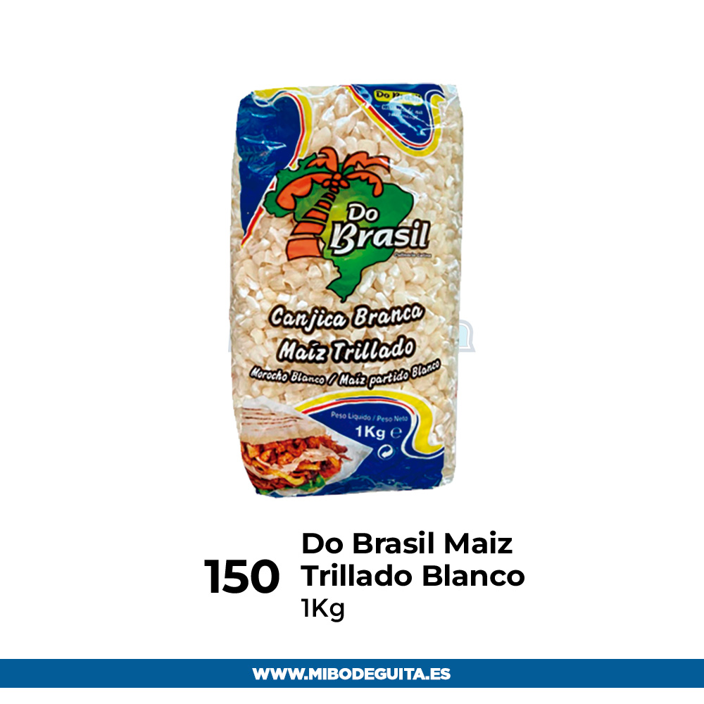 Do Brasil Maíz partido/trillado blanco