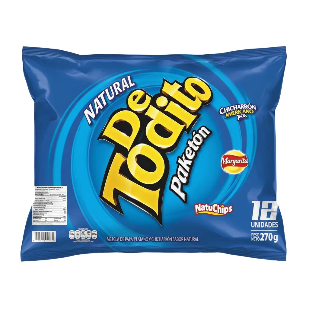 DE TODITO NATURAL 45g DISPLEY x 12Und