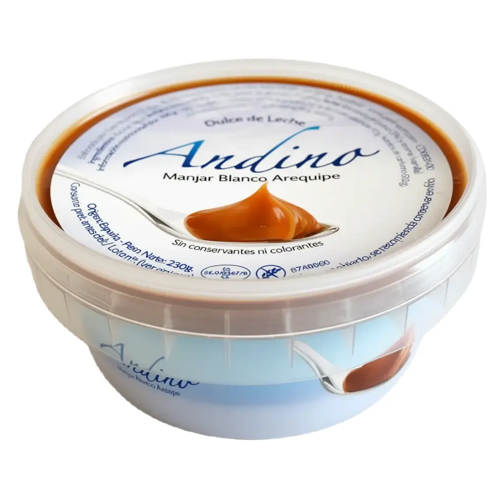 DULCE DE LECHE ANDINO TARRINA 250g Cx12