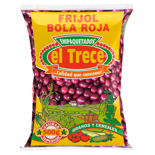 FRIJOL BOLA ROJA EL TRECE 500g X25
