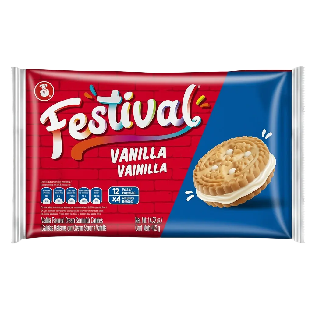 GALLETA FESTIVAL VAINILLA 12Und Cx12