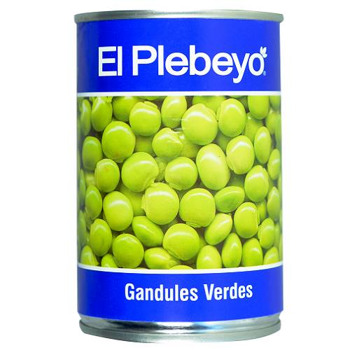 GANDULES VERDES LATA PLEBEYO 425g Cx24