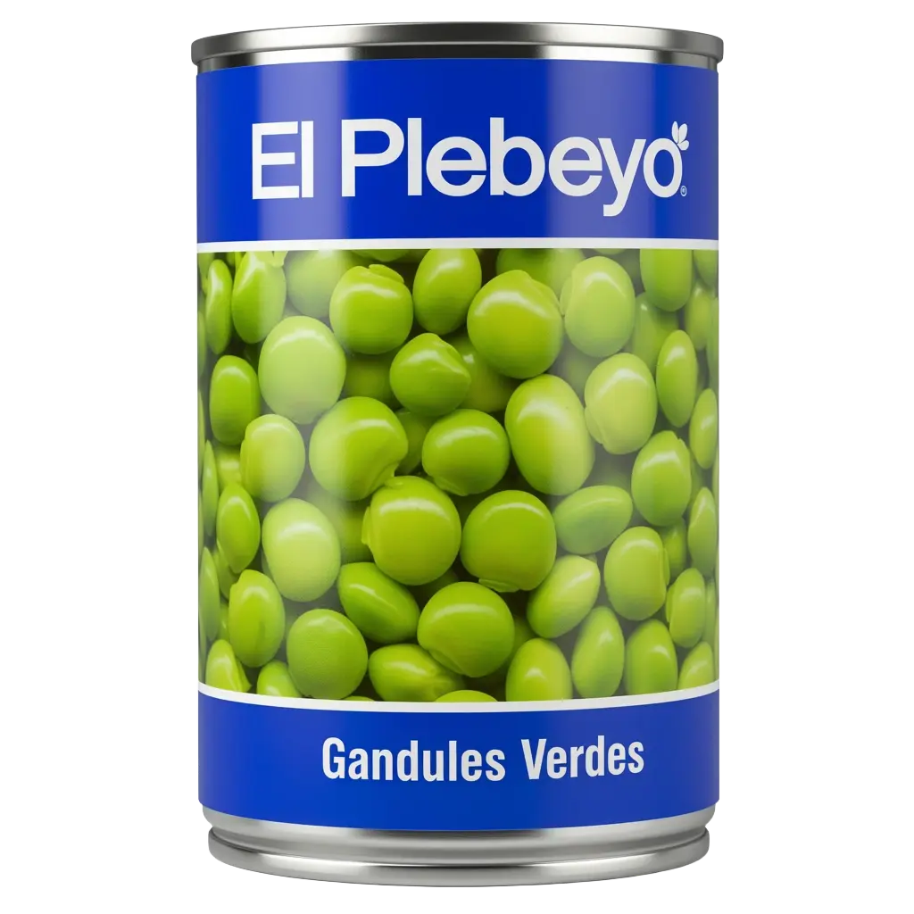 GANDULES VERDES LATA PLEBEYO 425g Cx24