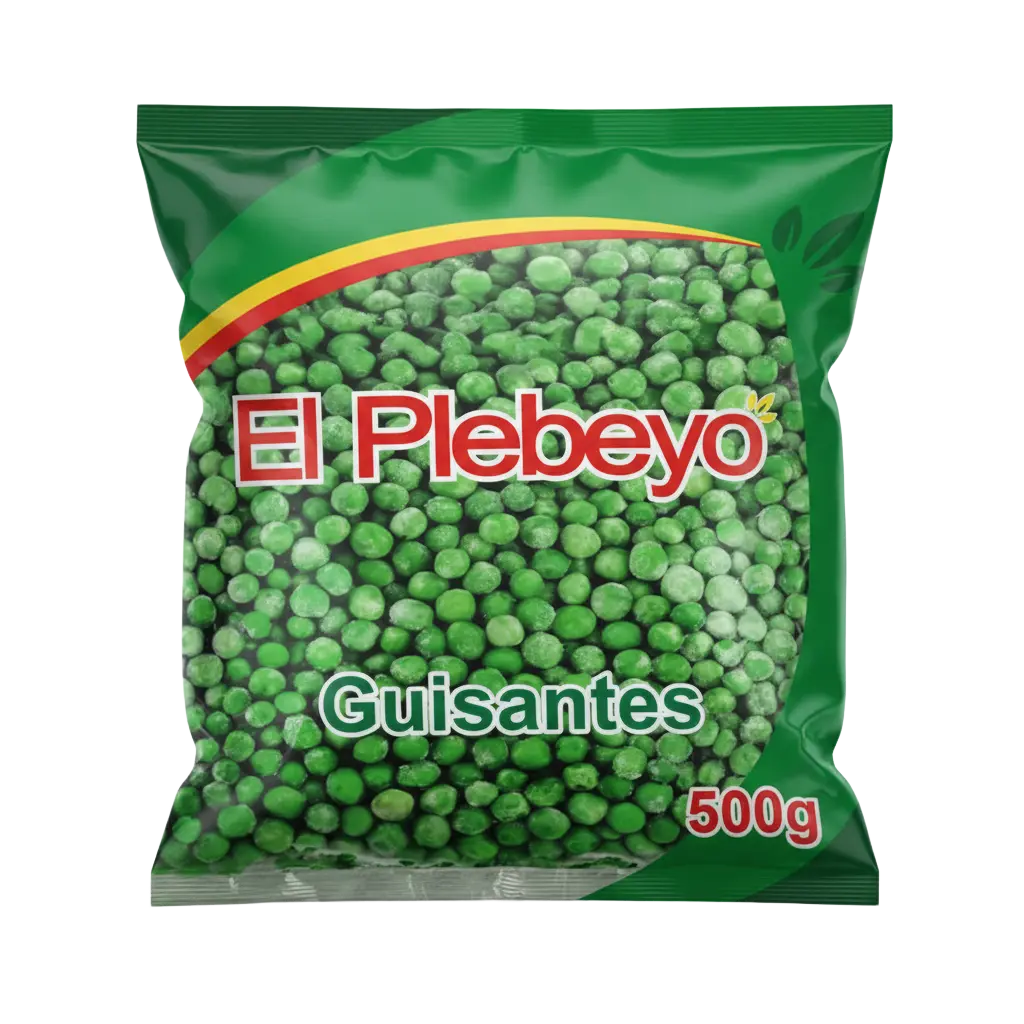 GUISANTES CONGELADOS PLEBEYO 500g Cx12