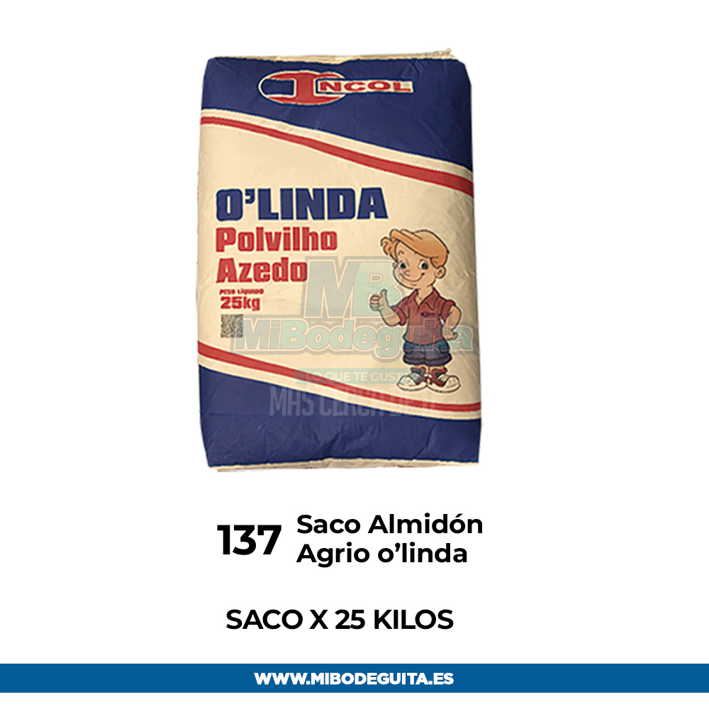 Saco almidon agrio Olinda